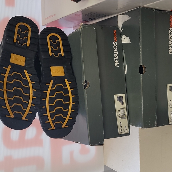 NWT Nevados mens Field Zone steel toe work boots black - Picture 6 of 6